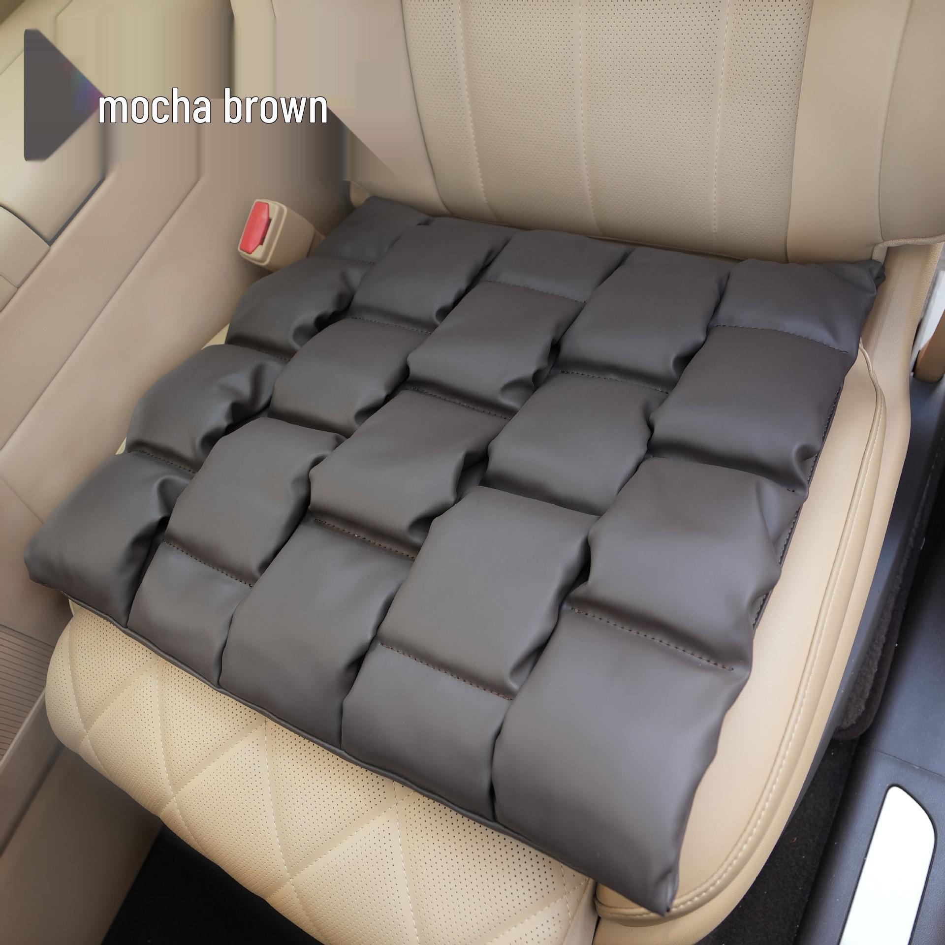 Universal Stain-Proof Leather-Style Car Seat Cushion – Comfortable, Breathable, All-Season Design