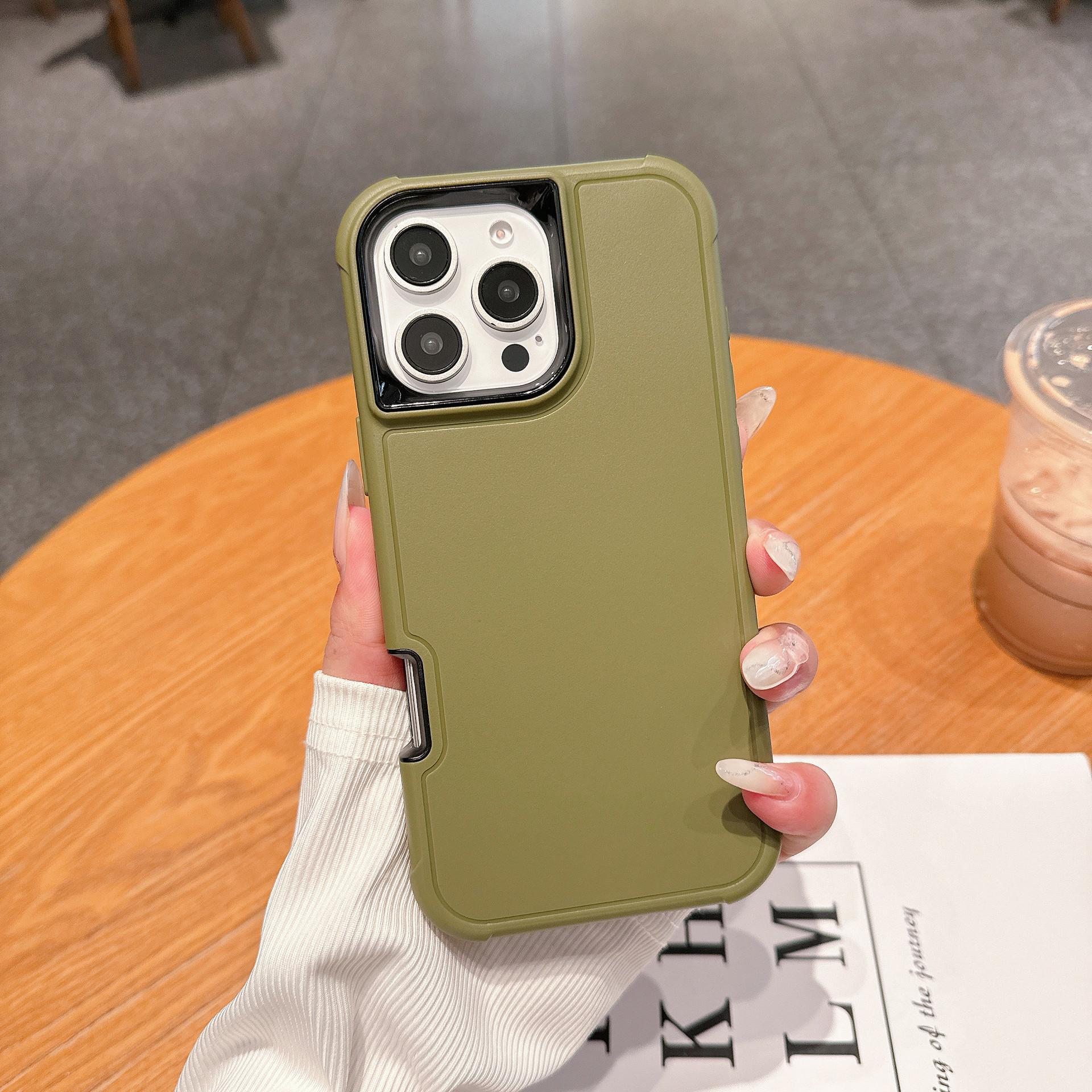 

For IP16promax Defense 3-in-1 Anti-Scratch Anti-Oxidation Case Simple High-Quality Phone Case Shot Excellent For iPhone 16 PRO MAX