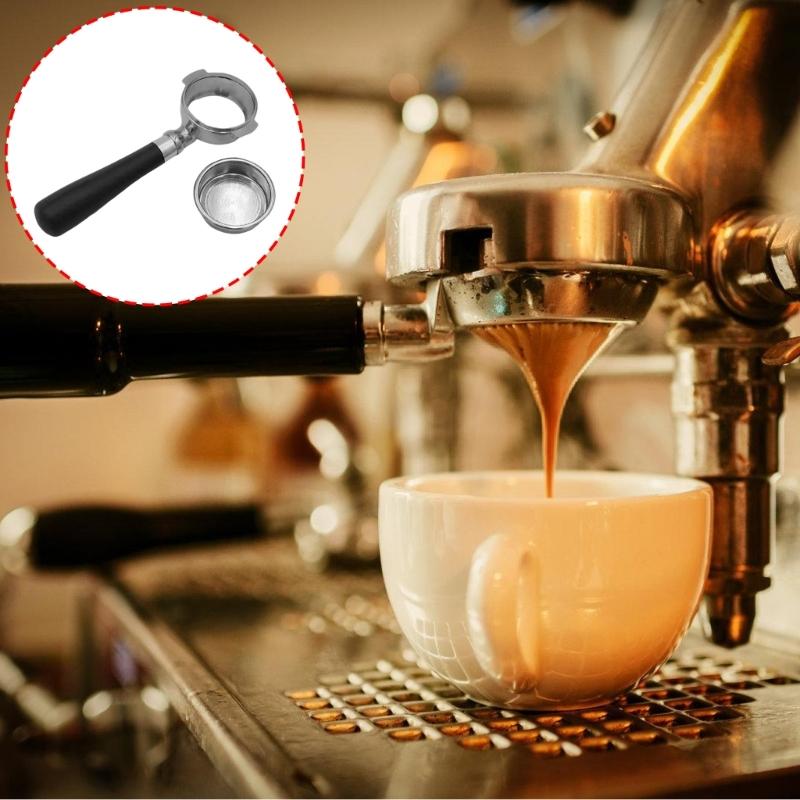 Stainless Steel Coffee Accessory Coffee Machine Portafilter for 58mm Espresso Maker Ensuring Stability and Easy Cleaning