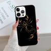 Animal Scorpio Phone Case cover For iPhone 17 Air 15 16 16e 14 13 Pro Max Coque 12 11 Pro Max For Apple PLUS fundas