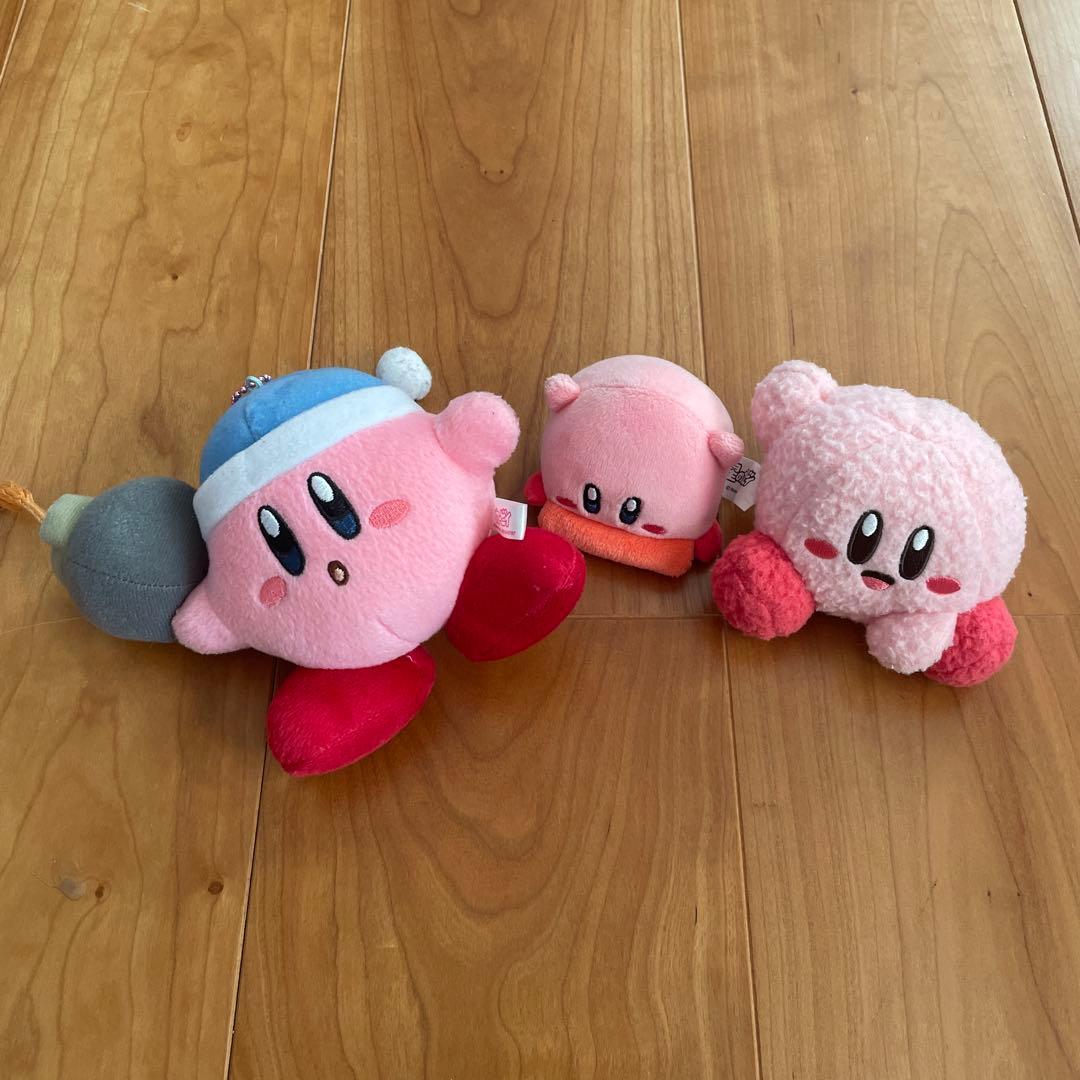 Kirby the Star 3-piece stuffed toy set