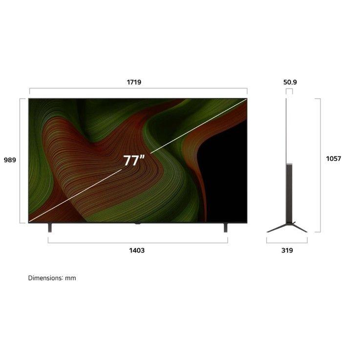 TV LG OLED AI B5 (2025) 77" UHD 4K Svart