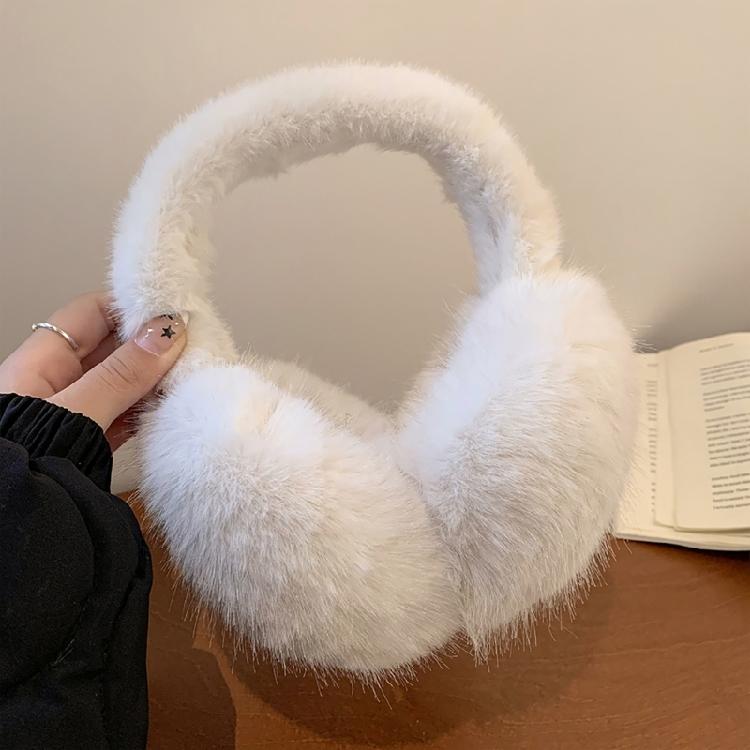 Soft Plush Ear Warmer Winter Warm Earmuffs for Womens Men Fashion Solid Earflap
