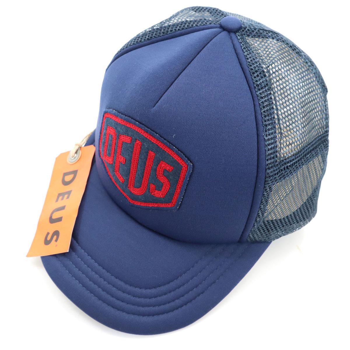 

unused DEUS mesh cap Navy snapback hat Men s Used