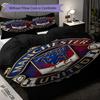 Emblema Manchester Glory Set da tre pezzi (1 * copripiumino + 2 * federa, senza nucleo) Set biancheria da letto 2D Piatto Regalo di Natale Compleanno