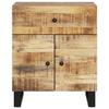 VidaXL Table de chevet 50x33x60 cm Bois de manguier et d'ingénierie 350668