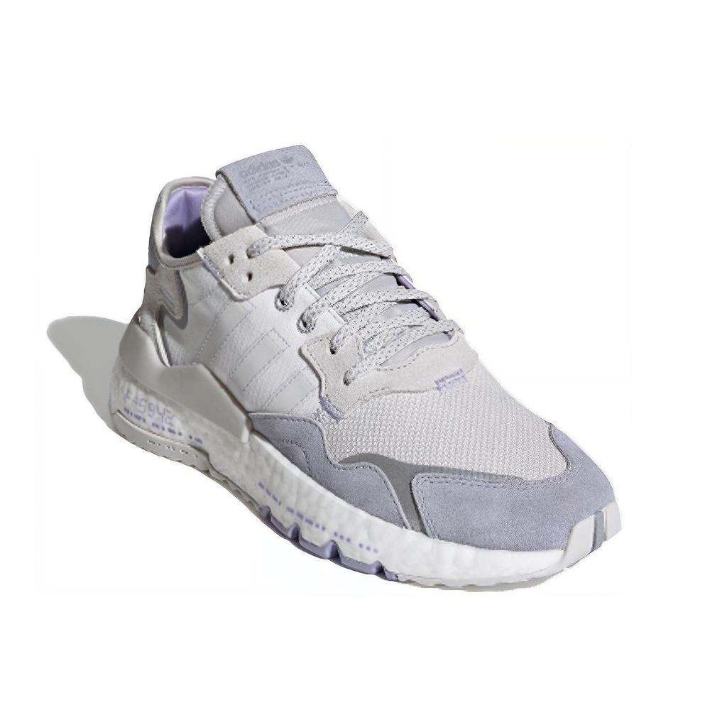 Adidas Originals Nite Jogger 'Gray White Light Purple' Women's (Unisex) Casual Shoes H03250