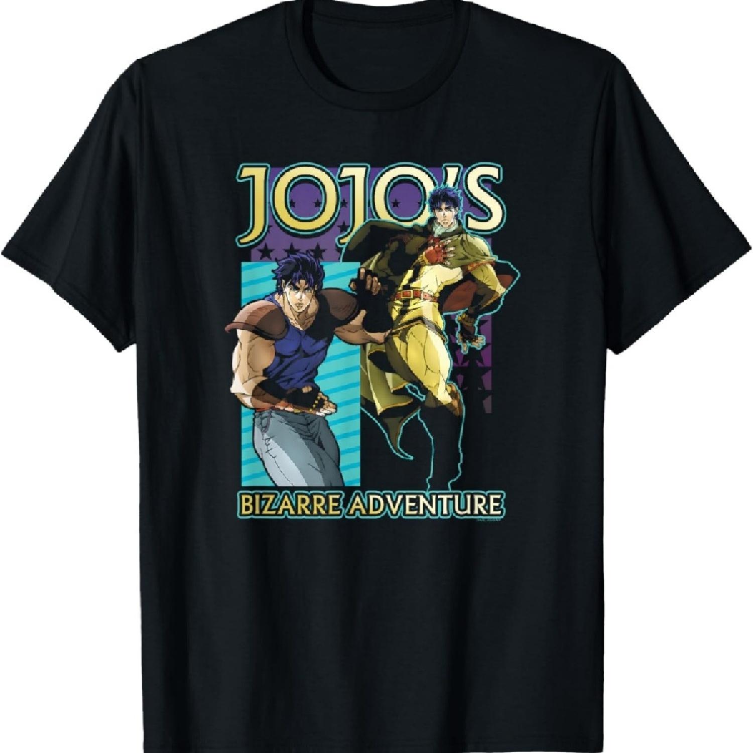 

JoJo s Bizarre Adventure Phantom Blood Jonathan Joestar Pose T-Shirt XXXXXL чёрный