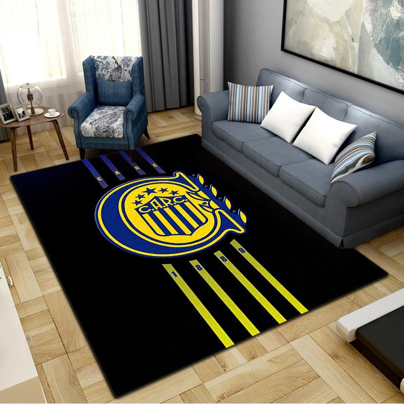 Rosario Central Carpet Rug for Living Room Bedroom Home Sofa Decoration, Kids play Non-slip Floor Mat