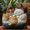 New Digital Printing Tote Bag Personalized Floral Quilted Tote Bag Tote Bag Shopping Bag Beach Bag