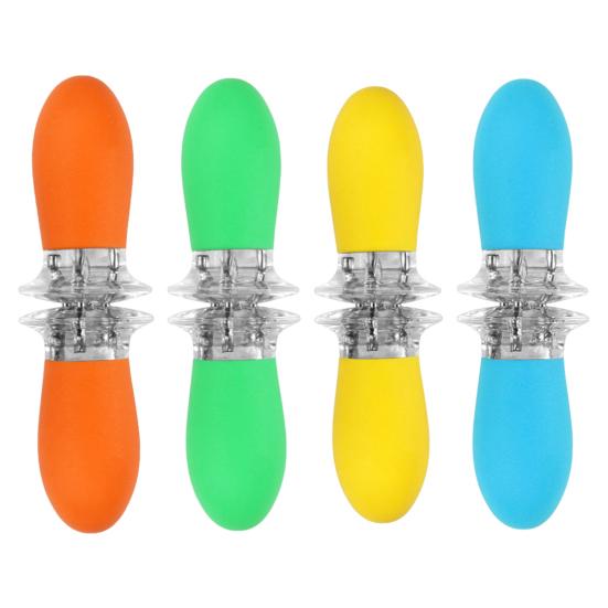 8Pcs Corn Holder Stainless Steel Corn Skewer Silicone Handle BBQ Fork Heat Resistant Fruit Skewer for BBQ Picnics Parties