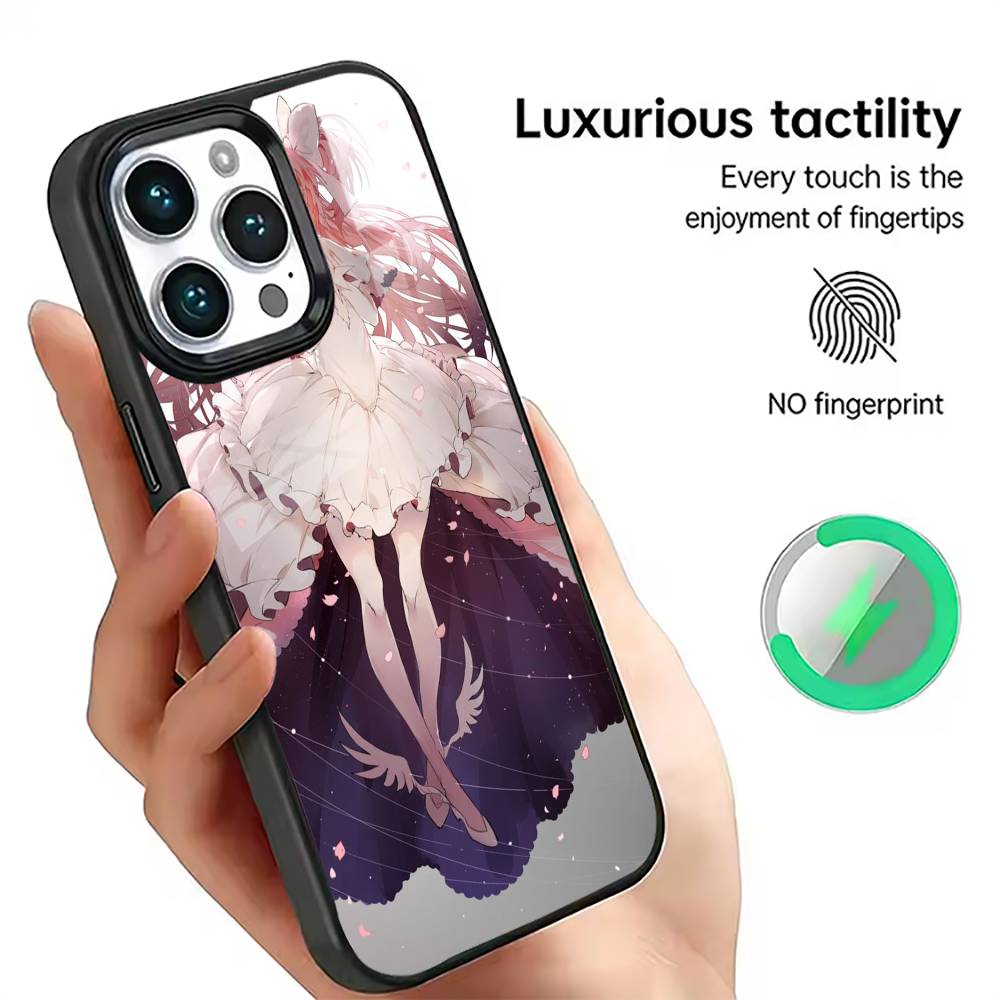 

Puella Magi Madoka Magica Phone Case For iPhone17,16,15,14,13,12,11 Plus,Pro Magnetic For Magsafe Wireless Charging iPhone12mini
