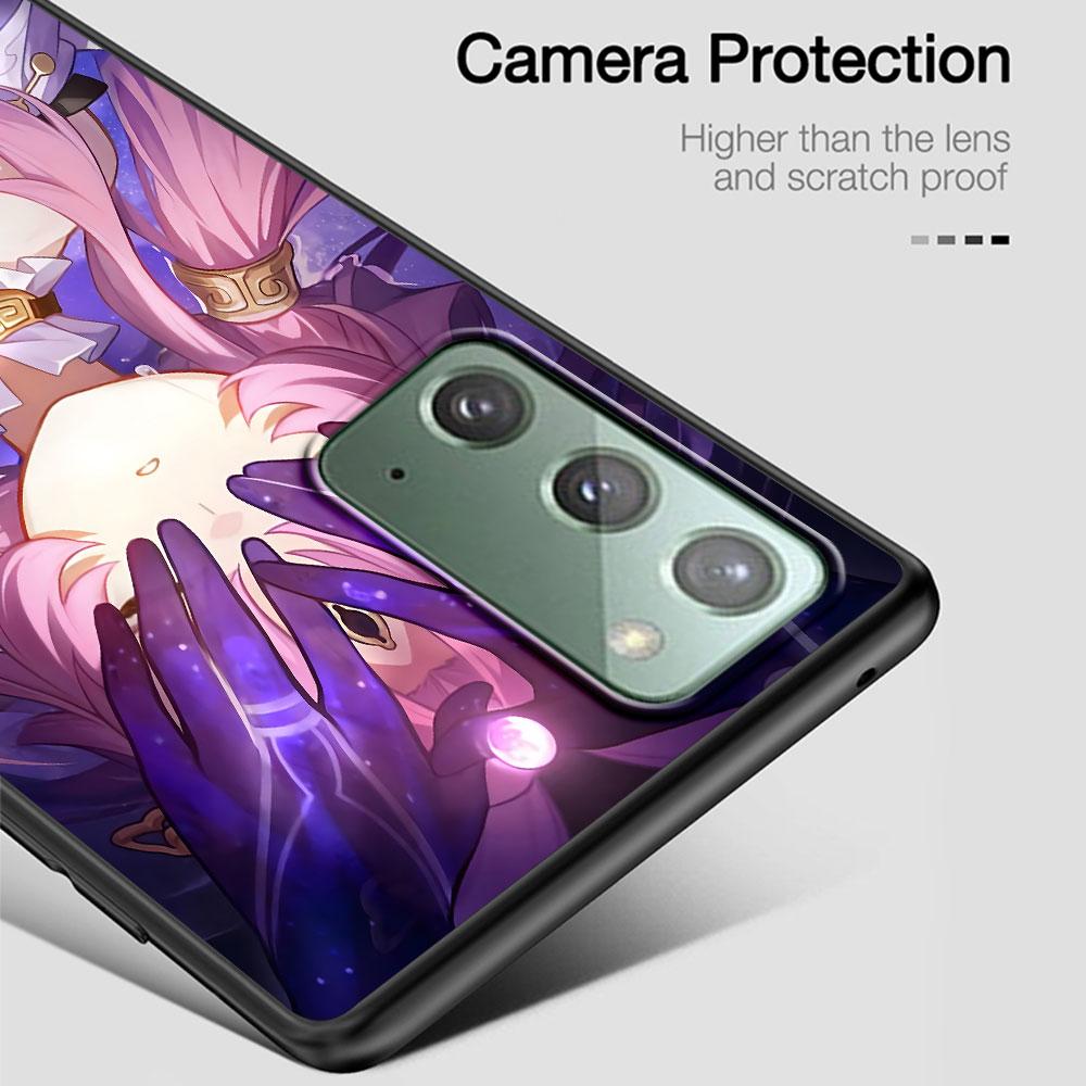 Honkai Star Rail Sparkle Case for Samsung Galaxy Note 10 Plus 20 Ultra 9 8 TPU Phone Cover Note 10 Lite Black Soft Shell Funda