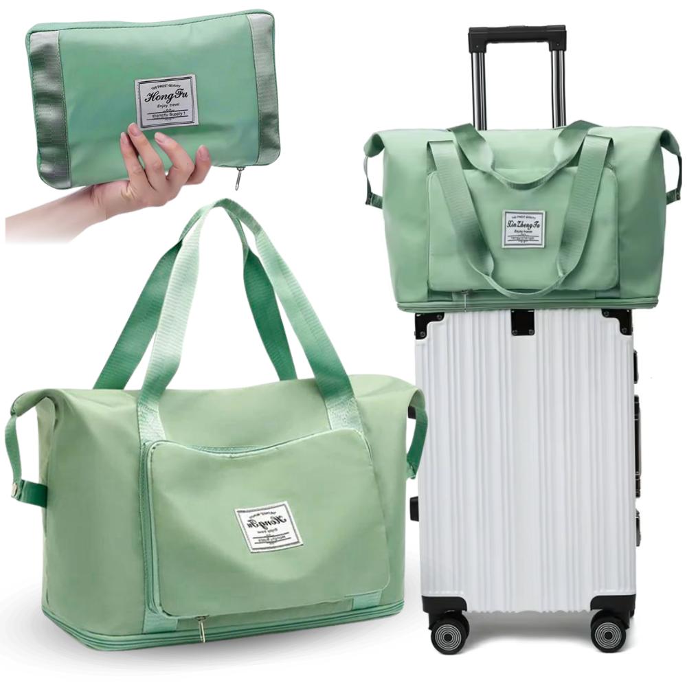 Hand Luggage Travel Bag 20×40×40 Foldable Airplane Sports Green