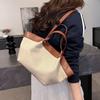 Patchwork Canvas Tote Bag 2025: Fashionable, Versatile, Large-Capacity Handheld & Shoulder Bag for Women