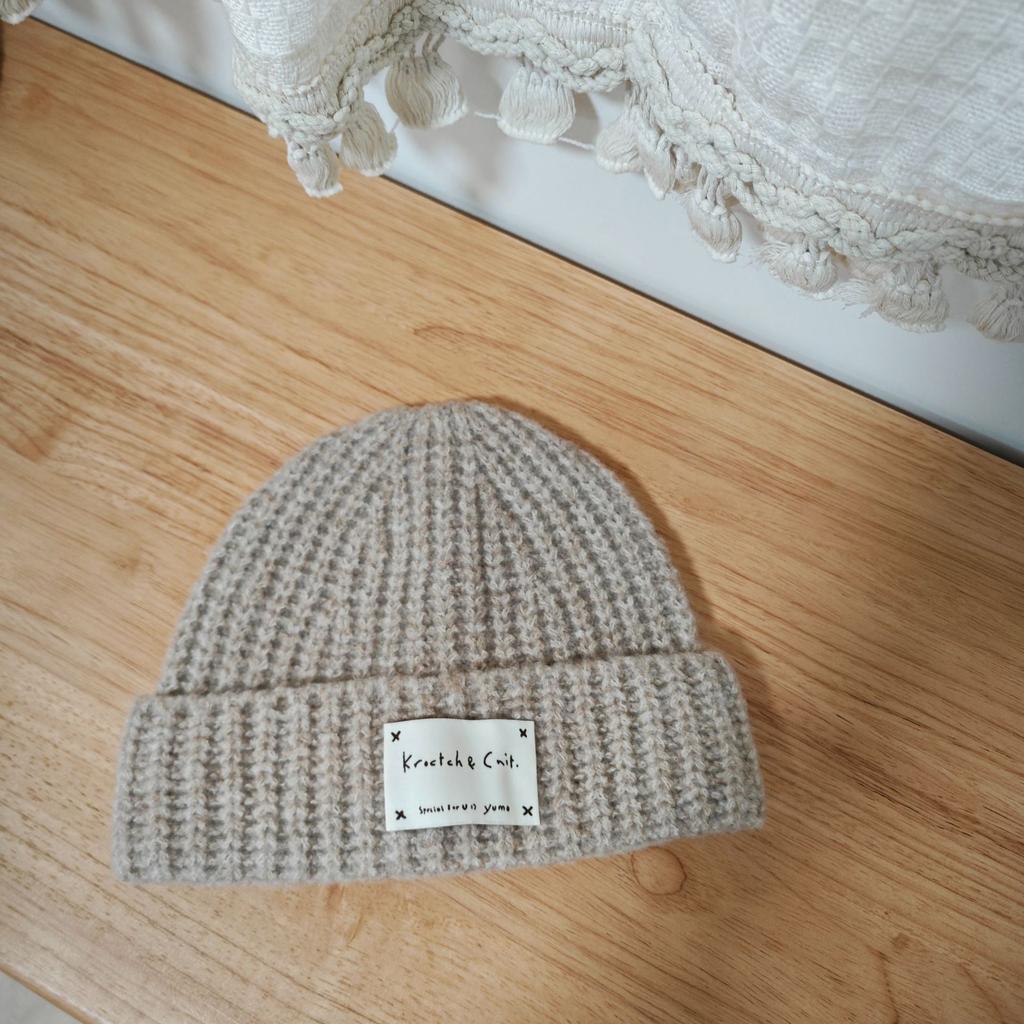 Versatile Face-showing Small Woolen Hat Korean Style Autumn and Winter Soft Girl Fashion Hat Boys and Girls Thickened Windproof Warm Knitted Hat