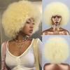 MISS WIG Synthetic Short Curly Wig African Curlys Large Roll Wig Daily Cosplay High Temperature Fiber Wig For Women Wear