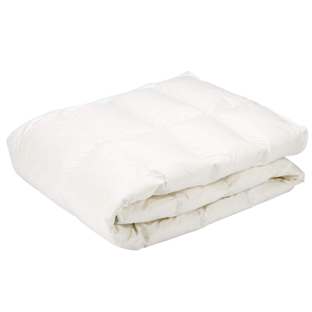 Edredón de Plumón Nishikawa (Edredón de plumas), Individual, Lavable, Antibacteriano, Larga Duración, Suprime el Crecimiento Bacteriano, Medic Pure, Blanco, KE00225000W