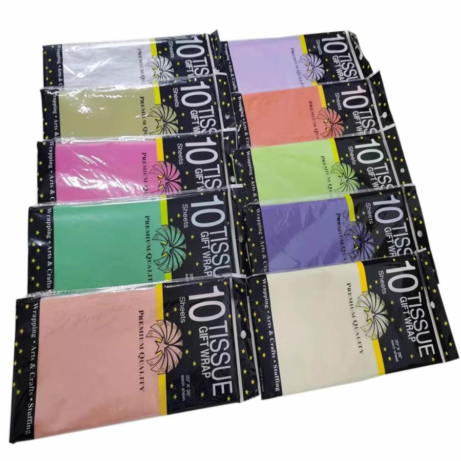 Multicolor Tissue Paper for Christmas DIY Crafts and Wrapping