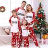 Prints Family Matching Long Sleeve Tops+Pants Set Family Matching Sets