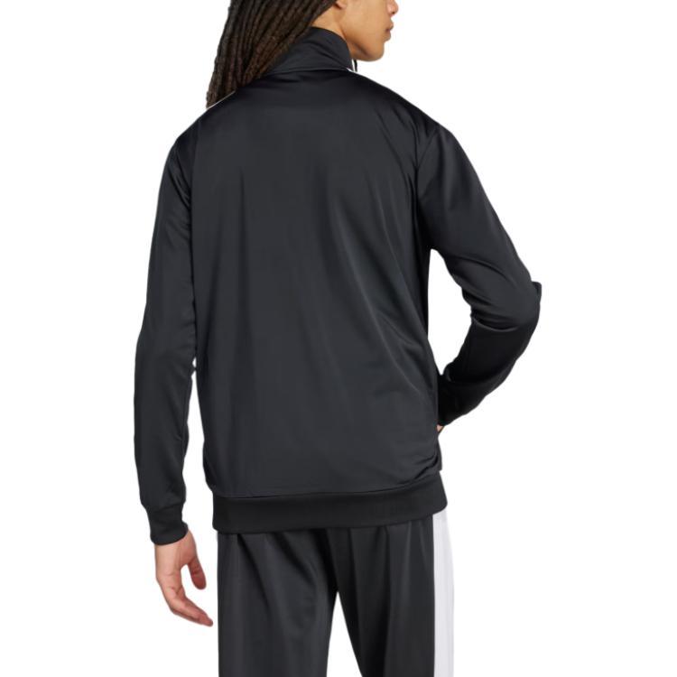 Adidas Zipper Logo Striped Loose Long Sleeve Jacket Men jackets JL8596