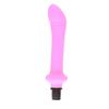 Silicone Fascia Massager Head Waterproof Glossy Surface Soft Muscle Massager Replacement Head Pink
