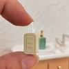 1:12-skala Mini Lotiondispenser Miniatyr Dockhus Badrumstillbehör Harts Liten Tvålflaska för DIY MikroScen Dekor