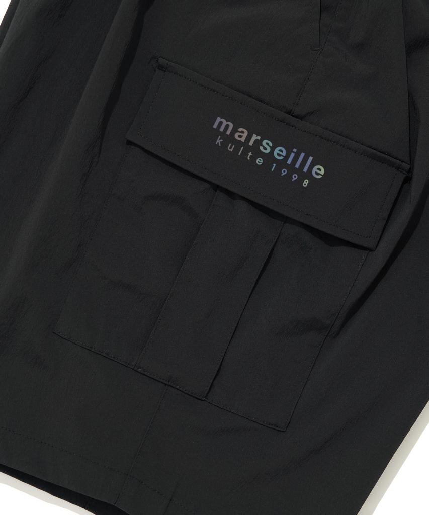 KULTE Nylon Cargo Short_Black