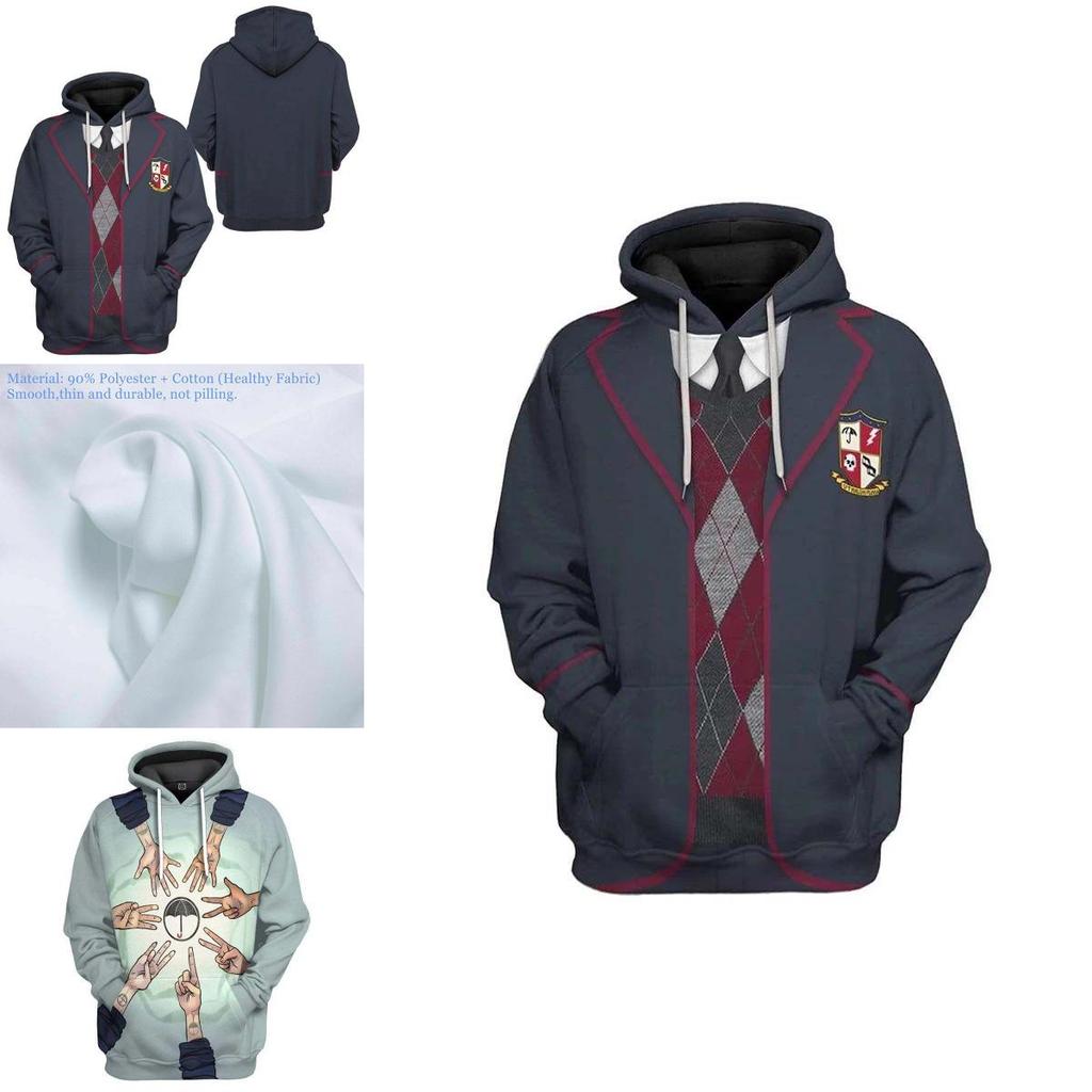 The Umbrella Academy Costume Hooded Jacket Soft And Comfortable Pullover Sweatshirt