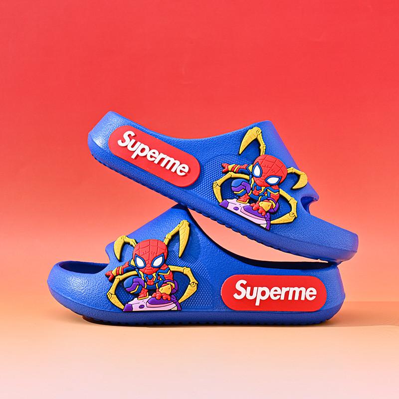 Jungen Bequeme Spider-Man Themen Indoor Rutschfeste Weiche Sohle Slipper Sandalen für Sommer