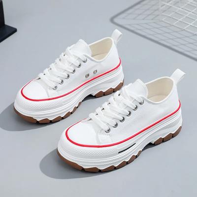 2025 Classic Canvas Shoes Women's Spring and Summer New Products Student Platform Heightening Versatile Board Shoes