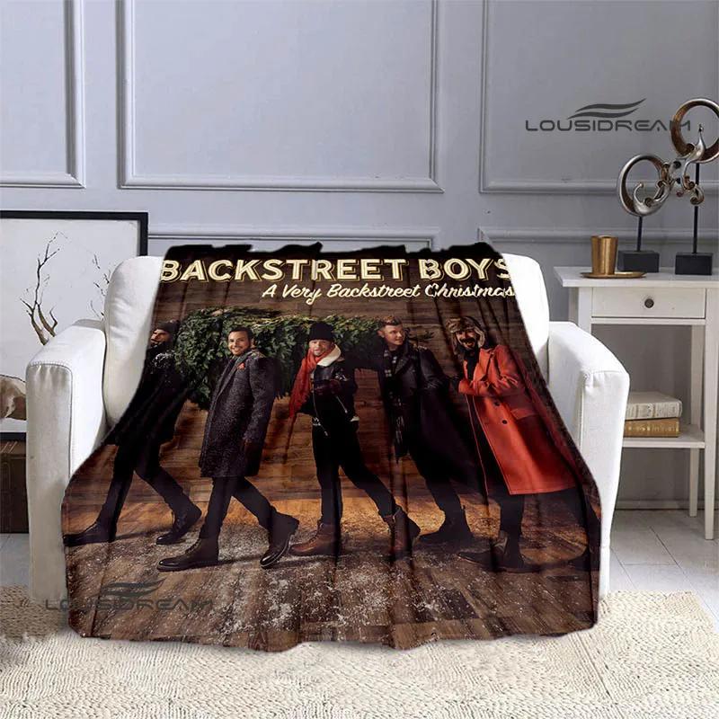 

Backstreet Boys Printed Flannel Throw Blanket Soft Cozy Warm Travel Bedding Perfect Birthday Gift for Fans 40x50in