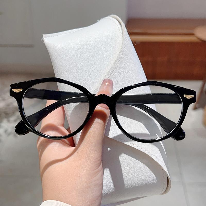 Fashion Round Optical Frames Women Stylish Vintage Candy Color Rim Non-prescription Eyeglasses New Trendy Design Glasses