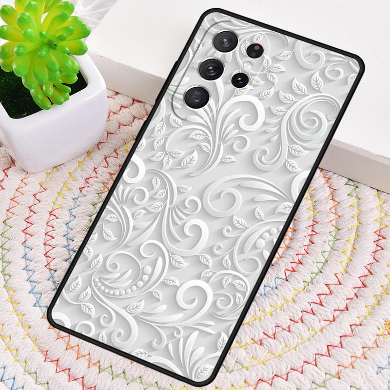 

3D Flower Relief Phone Case for Samsung Galaxy note 10 pro S26 Ultra S23 S24 FE S25 S21 S22 PLUS shockproof Cove Galaxy S24+