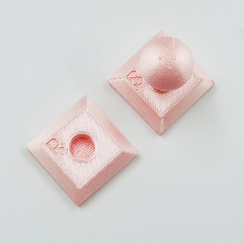 2 Pcs/Set Detachable Crystal Dot Craft Tool Accessories Stamp Relief Roller for Clay & Paper Craft Projects