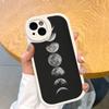 Coque de téléphone populaire style INS Lune Cuir Rigide Pour IPhone 16 15 14 13 12 Mini 11 14 Pro Max Xs X Xr 7 8 Plus Fundas