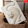 5D DIY Pearl Diamond Painting Kit White Tiger Full Drill Embroidery Mosaic Art Home Wall Decor Gift