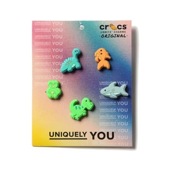 [Crocs] Croc Sandals Charm Boys Jibbitz Cartoon Animal 5P 10014810