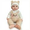 12-inch Light Teddy Bear Overalls Silicone Reborn Doll Gift for Kids - Christmas Gift