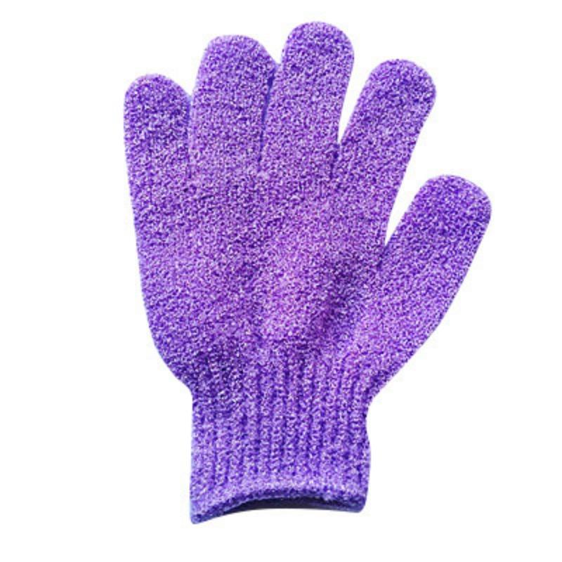 Bath Exfoliating Mitt Glove Skin Wash Spa Massage Scrub Body Scrubber Cleaner Glove