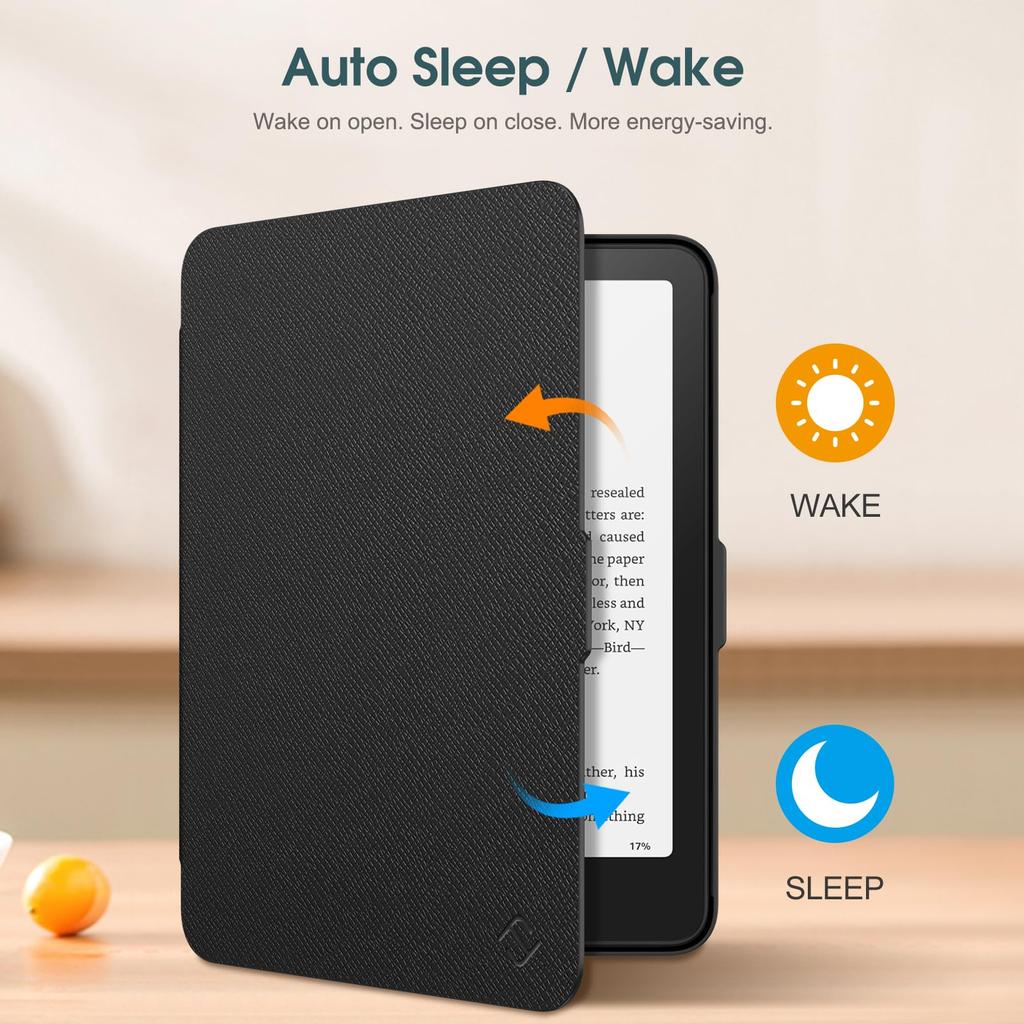 Fintie Case for Kindle Paperwhite Signature Edition 2024 New Protective Cover with Auto Function Paperwhite/Kindle (12th Generation) - Model, 7-inch