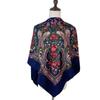 100*100cm Russian Style Floral Print Square Scarf for Women