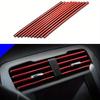 10Pcs Car Air Conditioner Decoration Strip for Vent Outlet, Universal Waterproof Bendable Air Vent Outlet Trim Decoration