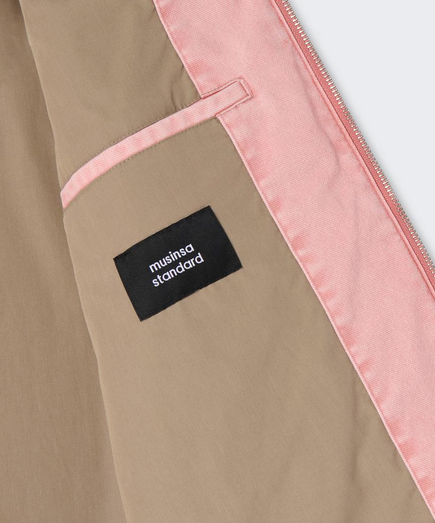 Musinsa Standard Pigment Canvas Work Jacket [Desert Pink]
