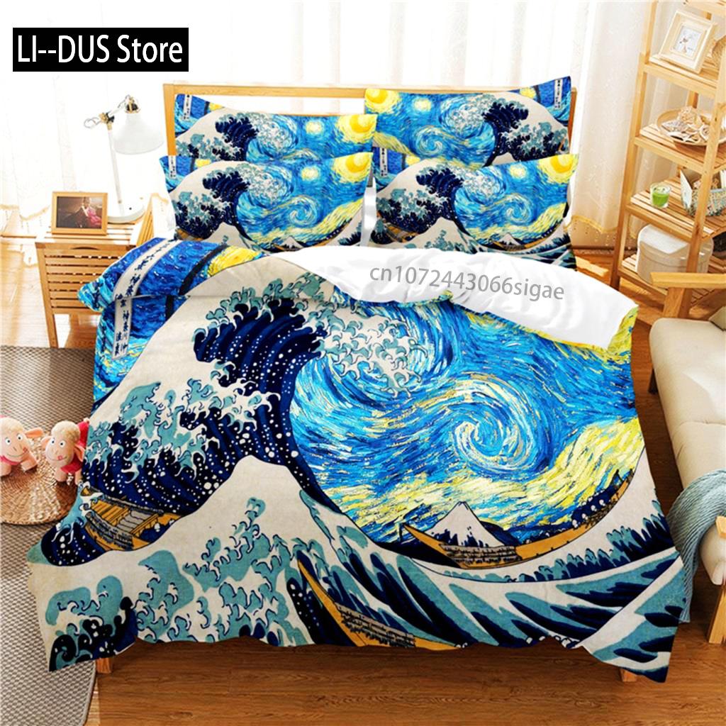 Comforter Animation Cruise Bedding Set 3D Bedding Digital Printing Queen Size Bedding Set Fashion Design Comforter (quilt)-EU Single(135*200cm)3pcs