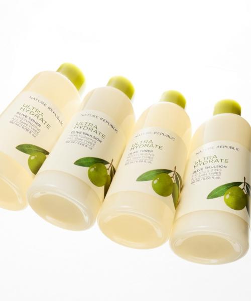 Nature Republic Really Really Moisturizing Olive 2-Piece Set (Toner + Emulsion)