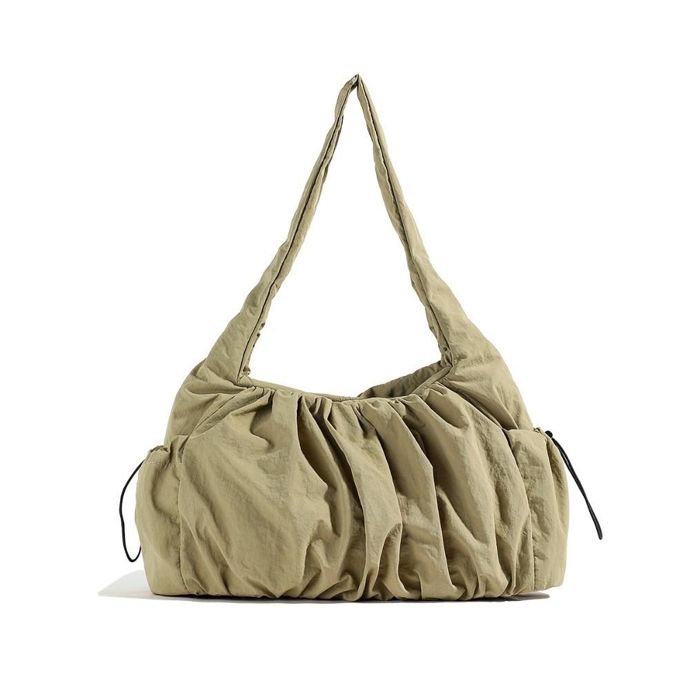 Large Capacity Cloud Shoulder Bag Drawstring Cloud Handbag Fashion Cloud Tote Bag Travel