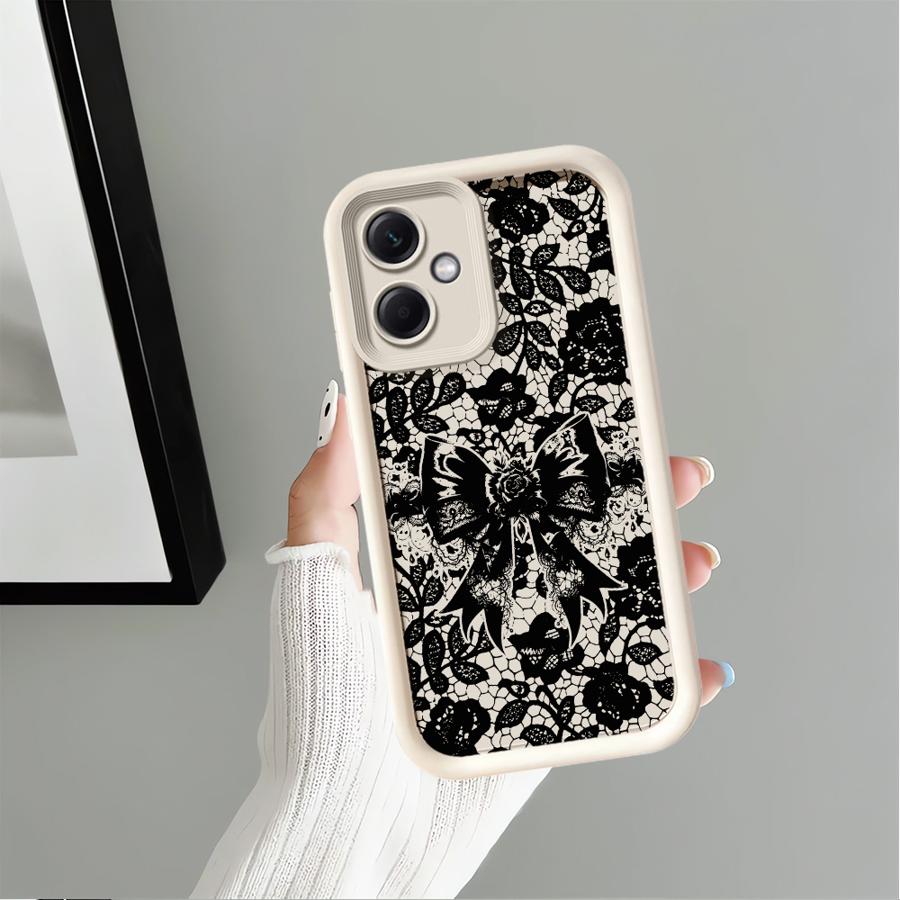 Schwarze Spitze Cool Handyhülle Case für Xiaomi Redmi Note 14 Pro Plus 12 Note 13 11 10 12s 12C 11s A1 A2 A3 A4 13C 14C