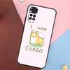 Corgi and Bubble Tea Cover For Xiaomi Redmi Note 13 Pro 14 12 11 9 10 9S 10S 11S 12S Redmi 14C 10C 12C 13C Case