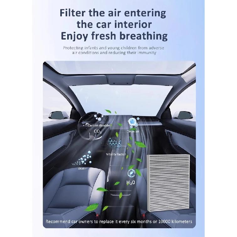 Suitable For Kia Niro DE 2017~2022 2019 2021 MK1 28113G2100 New Car Activated Carbon Air Filter Cabin Filter Auto Accessories